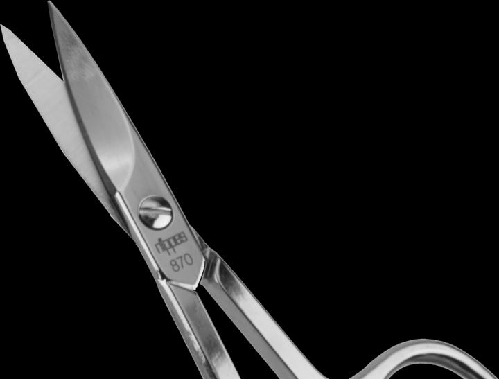 Actual product image Nippes Cuticle scissors with curved tip, nickel-plated, 870