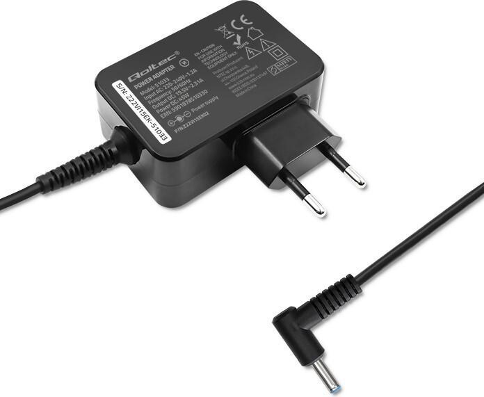 Immagine prodotto Qoltec 51030 Alimentatore Rocka Ultrabook HP 45W 19.5V 2.31A 4.5x3.0 Pin (45 W)