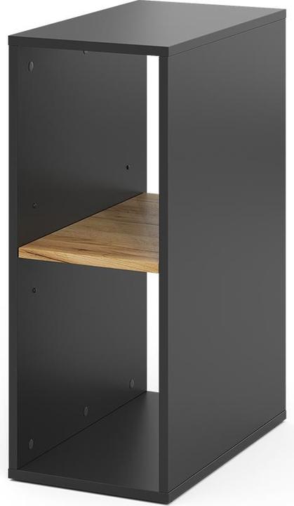 Produktbild Vichy PC-Schrank Tomy, Anthrazit/Goldkraft Eiche, 28.5 x 50 cm,2 Fächer