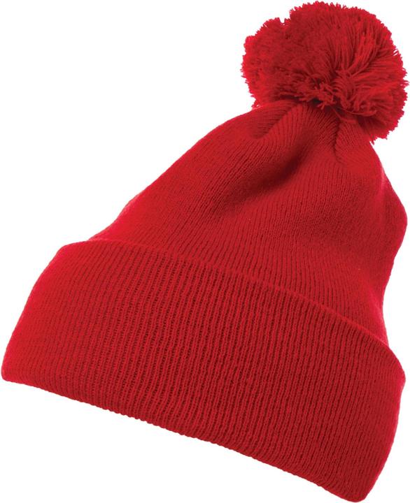 Actual product image Flexfit Cuffed Pom Pom Knit Beanie - 169975