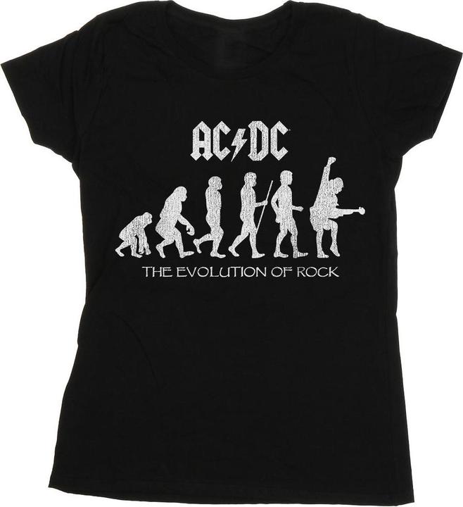 AC/DC Evolution Of Rock TShirt aus Baumwolle