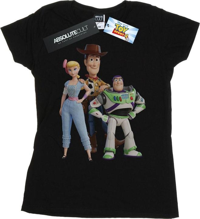 Disney Toy Story 4 Woody Buzz and Bo Peep TShirt (XL)