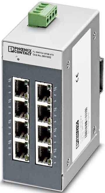 Produktbild Phoenix Contact Ethernet-Switch 8xRJ45-Anschl. (8 Ports)