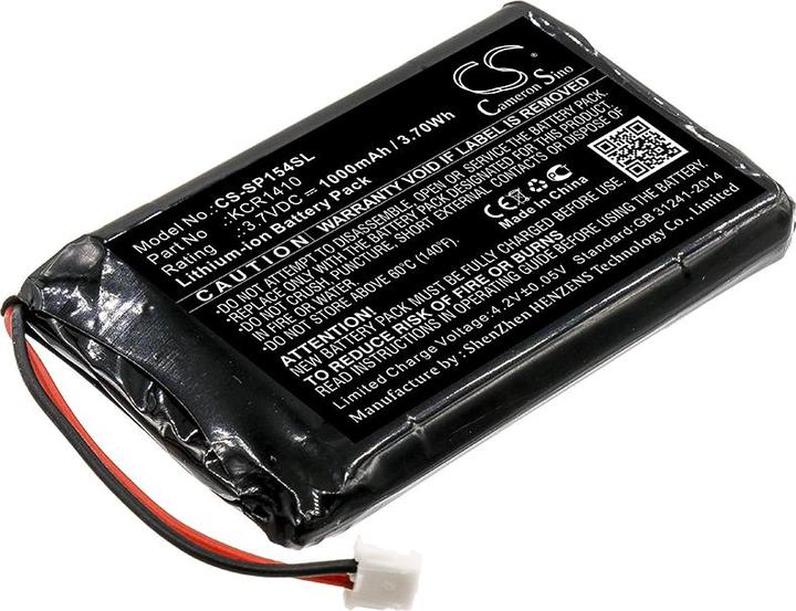 Produktbild NoName Battery for Playstation 4, 3.7V 1000mAh (1 Stk., Gerätespezifisch, 1000 mAh)