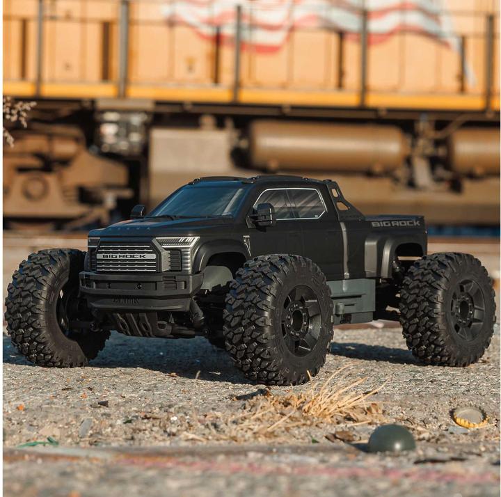 Immagine prodotto Arrma Monster Truck Big Rock BLX 223S, Schwarz ARTR, 1:10 (ARR Quasi lettura a corredo)
