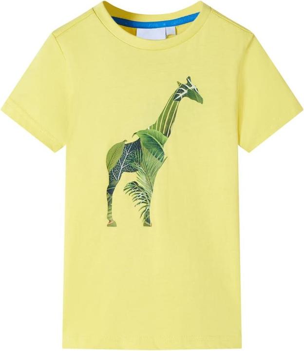 Immagine prodotto VidaXL Maglietta da bambino giallo 128,Materiale: 100 % cotone,Colore (128)