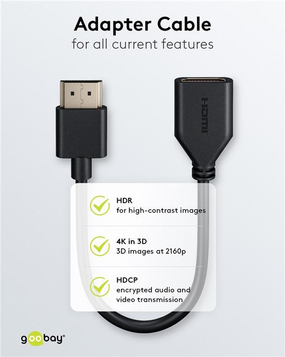 Immagine prodotto Goobay Adattatore HDMI flessibile (HDMI)