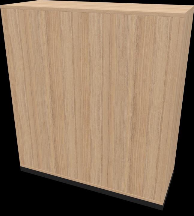 Bernsteineichendekor mit Struktur, Schwarz, Perlgrau