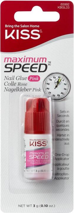 Produktbild KISS Nails - Maximum Speed Pink Nail Glue (Nagelutensil, Pink)