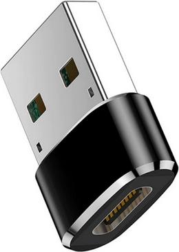 Forever Adapter USB-C - USB black bulk (Micro USB, USB Type C)