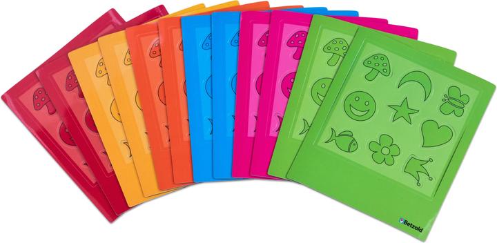 Produktbild Betzold Magnetische Bilderrahmen, 12 Stück mit Motiv-Magneten (12 x)