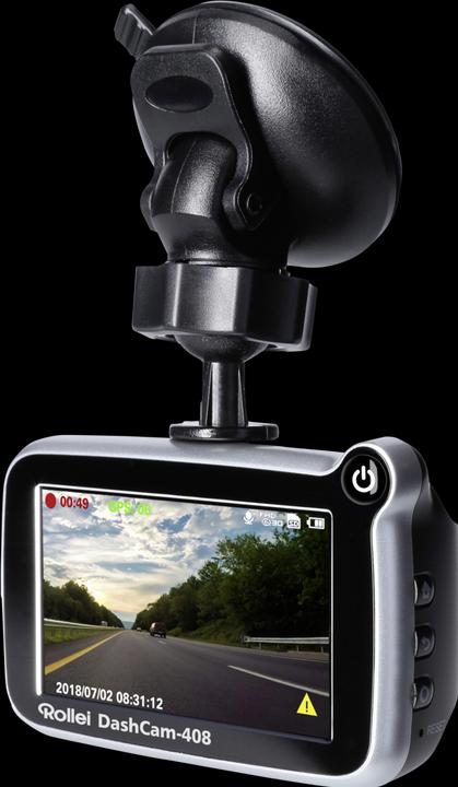 Rollei DashCam-408 (Accelerometer, GPS receiver, Full HD)