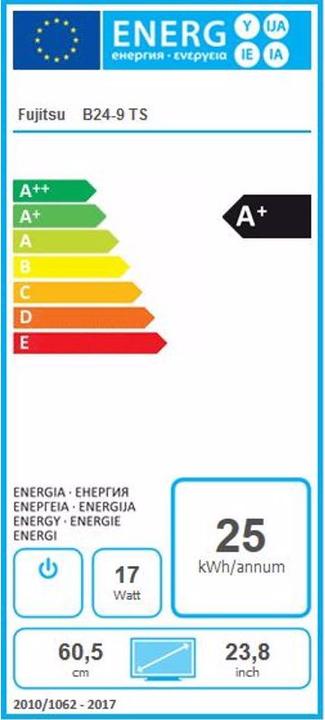 Energie-Label Fujitsu B24-9 TS (1920 x 1080 Pixel, 24")