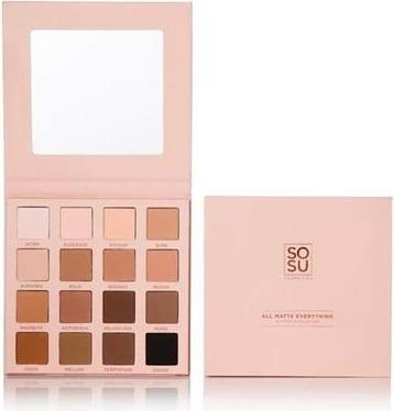Actual product image Sosu Cosmetics - Eye Shadow Palette All Matte Everything (Eye Shadow Palette)