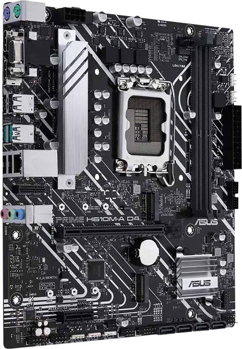 Productafbeelding ASUS PRIME H610M-A D4-CSM (LGA 1700, Intel H610M, mATX)