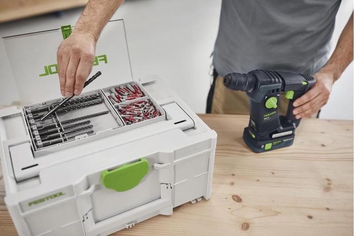 Image du produit Festool Coffret de forets hélicoïdaux BKS SYS3 D5-12 SDS (6 mm, 8 mm, 10 mm, 12 mm)