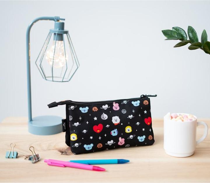 Actual product image Line Friends BT21 pencil case - Pencil case with compartments