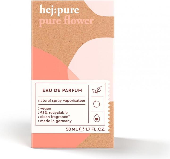 Actual product image Hej:pure Pure Flower Eau de Parfum Natural Spray (Eau de parfum, 50 ml)