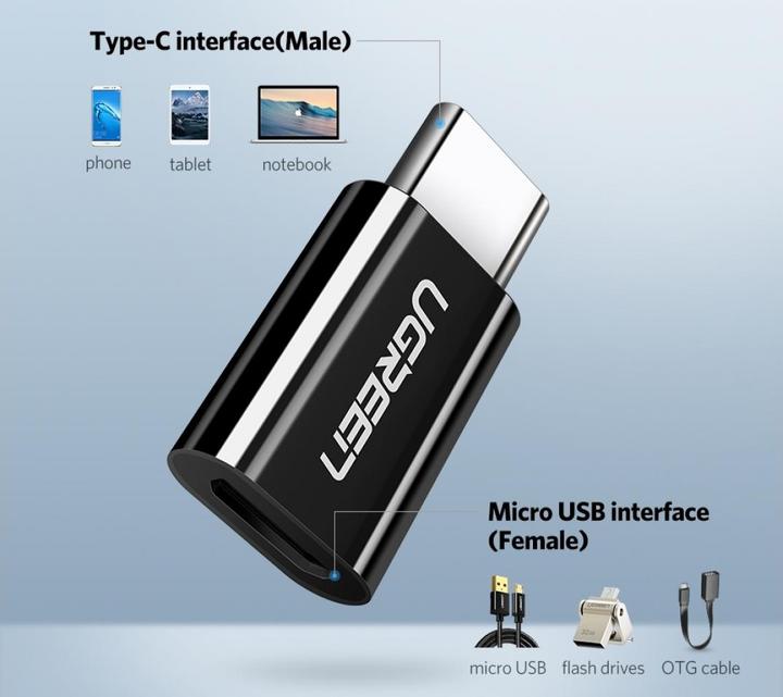 Produktbild Ugreen USB-C zu Micro USB Adapter (USB Typ C, Micro USB)