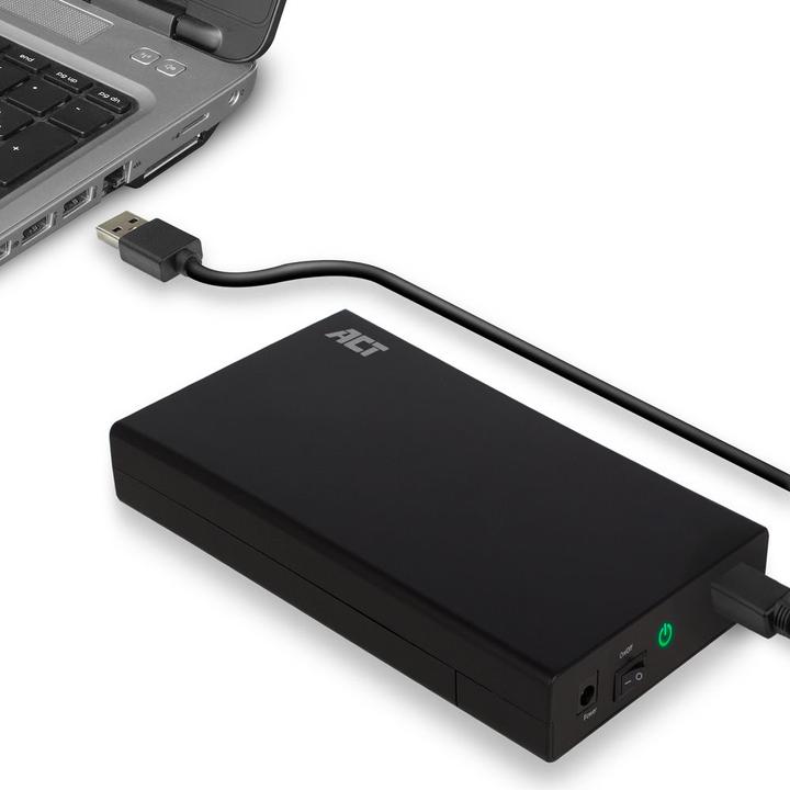 Produktbild 3.5" SATA hard drive enclosure, screwless, USB 3.2 Gen1 (3.5")