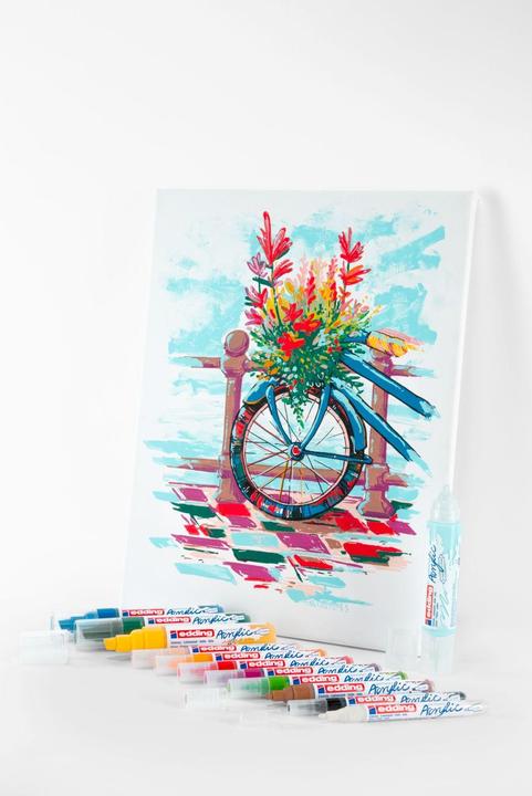 Actual product image Edding Acrylic marker starter set 12 pieces (Multicoloured, 10 mm, 12 x)