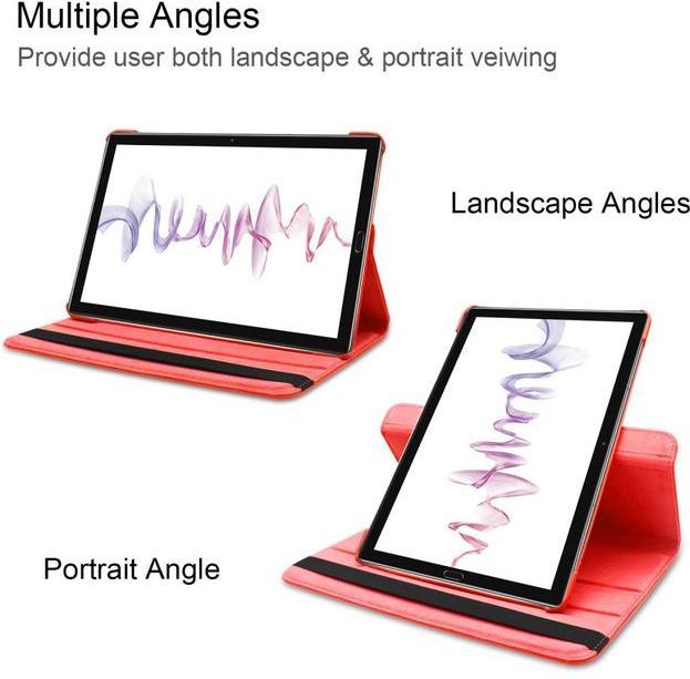 Produktbild MU Classic Rotierbare Leder Hülle (MediaPad M6 10.8)