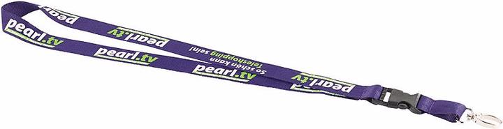Actual product image Pearl Lanyard ".tv" with separation clip