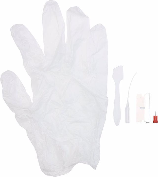 Immagine prodotto AGT Kit di riparazione di supercolla e granuli bianchi (86 g, 10 ml)