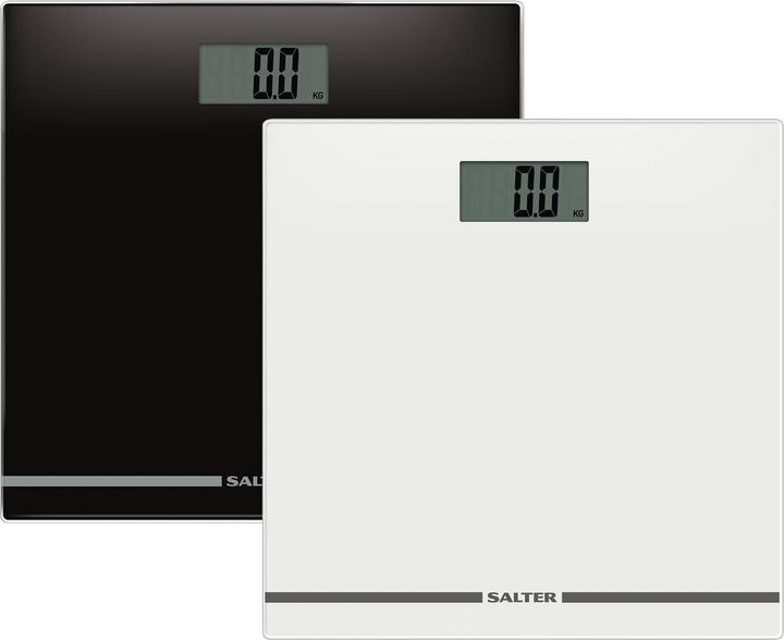 Actual product image Salter 9205 BK3RCEU16 Large Display Glass Electric Scale Black (180 kg)