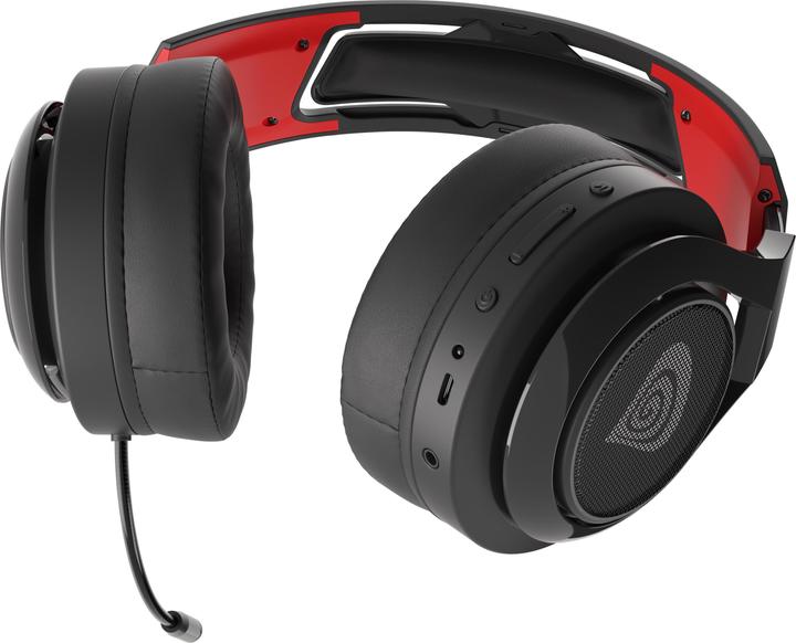 Actual product image Genesis Selen 400 Headset Wired & Head-band Gaming Black, Red (Wireless, Cable)