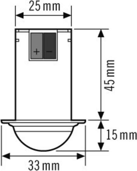 Actual product image Esylux Presence detector 360i/8 mini flush-mounted DDALI (2.50 m)