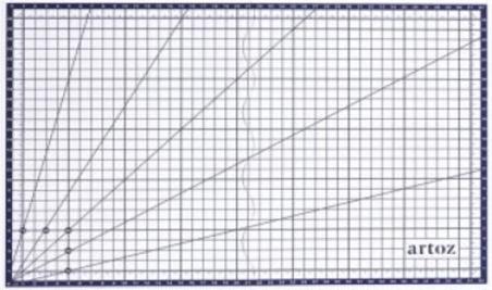 Productafbeelding Artoz Opvouwbare snijmat A3 (45 x 30 cm)