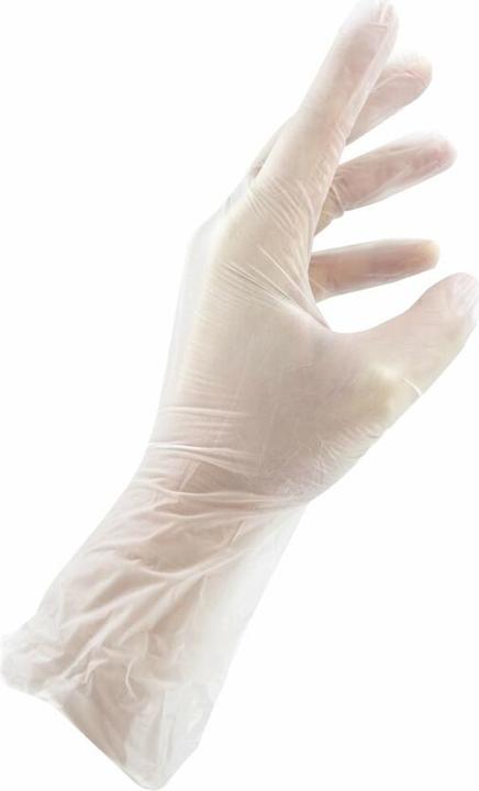 Actual product image 3A Wibu+ vinyl gloves, 100 pieces, size S, clear (S)