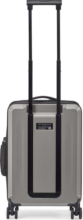 Actual product image Senz Foldable Carry On Trolley, 38L, Silk Grey (38 l, Hand luggage (up to 50 litres))