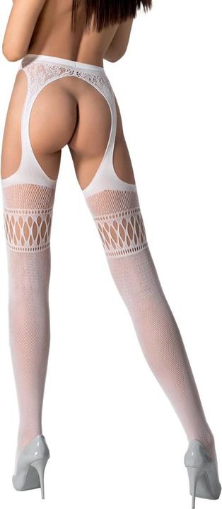 Actual product image Passion S026 Medias Con Liguero Blanco Talla Unica (One size, Single pack)