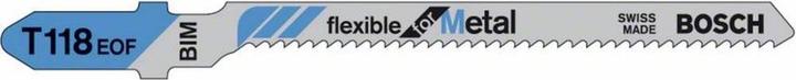 Produktbild Bosch Professional Zubehör Stichsägeblatt T 118 EOF Flexible for Metal, 3er-Pack