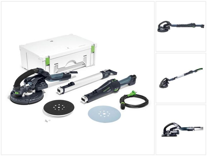 Image du produit Festool PLANEX LHS 225 EQ-Plus S/W Ponceuse à bras 550 W en Coffret Systainer ( 575217 ) (Ponceuses murales et de plafond, 550 W)