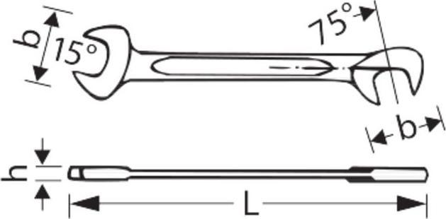 Produktbild Stahlwille Doppelmaulschlüssel (5 mm)