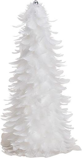 Image du produit G. Wurm Sapin en plume, plastique blanc (L/H/P) 20x40x20cm