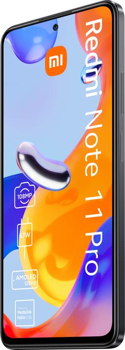 Image du produit Xiaomi Redmi Note 11 Pro (128 Go, Gris graphite, 6.67", Double SIM hybride, 108 Mpx, 4G)