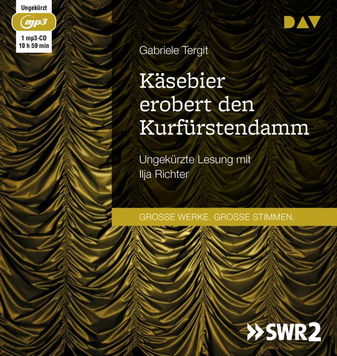 Produktbild Käsebier erobert den Kurfürstendamm (Gabriele Tergit, Ilja Richter, Deutsch)