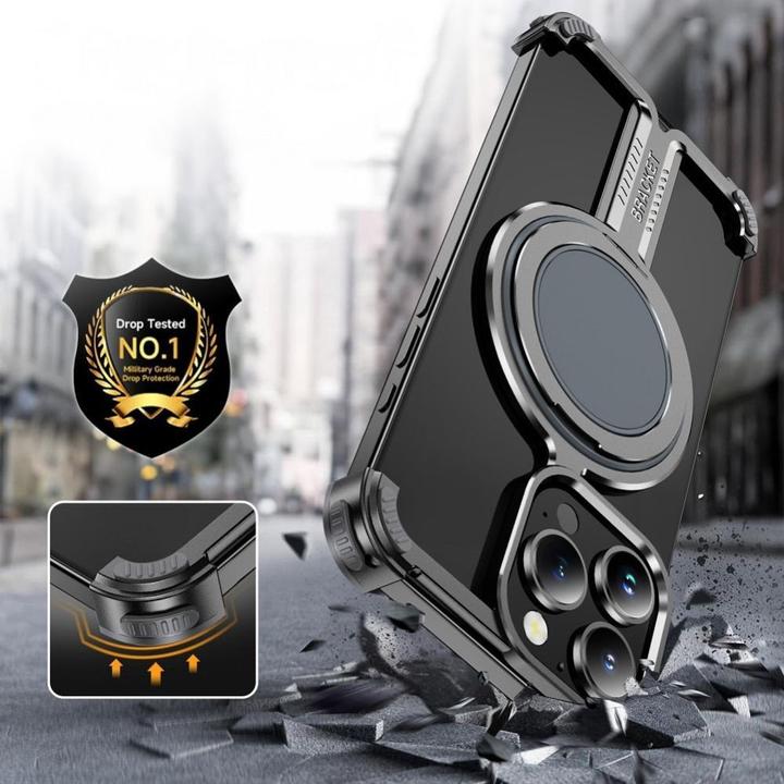Immagine prodotto OEM Back panel cover Case TITANIUM Bracket for IPHONE 15 PRO MAX black (Apple iPhone 15 Pro Max)