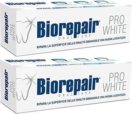 Actual product image Biorepair Pro White Whitening Toothpaste with microRepair 2.5 fl.oz 75ml (75 ml)