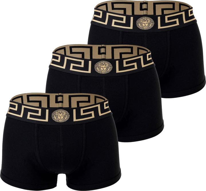 Produktbild Versace Underpants Tri-Pack Trunk Jersey Topeka Bi-Stretch Cotton Organic New Logo (3XL, 3er Pack)