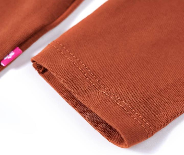 Immagine prodotto VidaXL Camicia da bambino a maniche lunghe Cognac 92,Materiale: 95 % cotone. 5 (92)