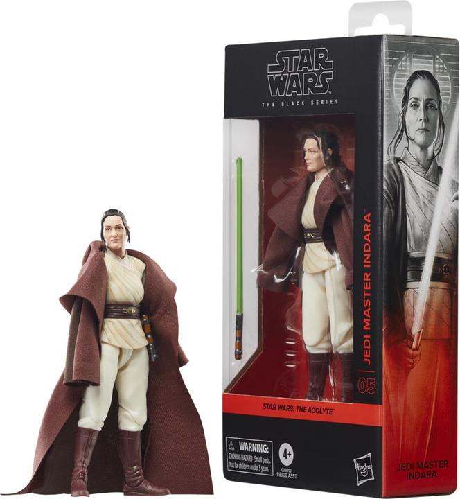 Produktbild Hasbro Star Wars: The Acolyte Black Series Actionfigur Jedi Master Indara 15 cm
