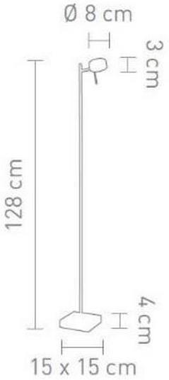 Image du produit Sompex Lampadaire Bling LED 3000 K, chrome (420 lm)
