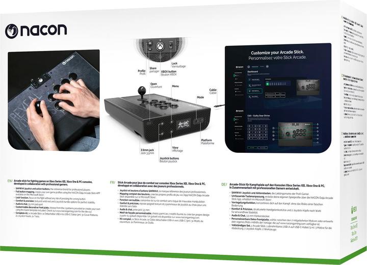 Image du produit Nacon Gaming Daija Arcade Stick (Xbox Series S, Xbox One S, PC, Xbox One X, Xbox Series X)