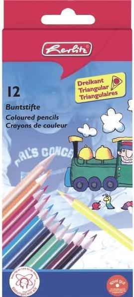 Herlitz Coloured pencil assorted colours 12 pcs./pack. (Assorted colours, 12 x)