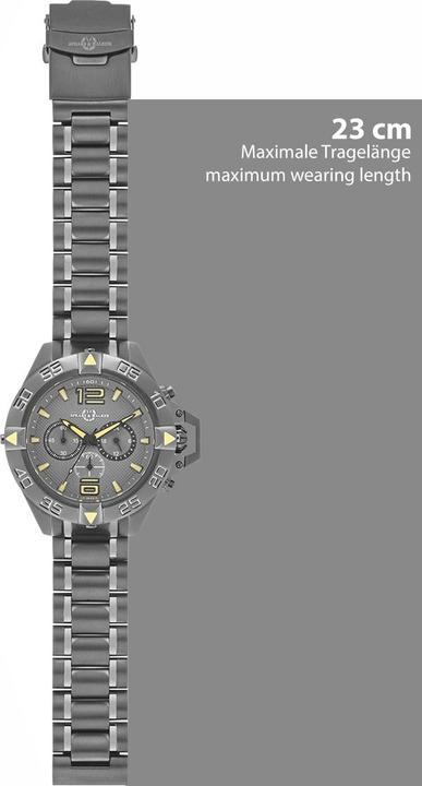 Image du produit Spears & Walker Montre à quartz Varus II Acier inoxydable Anthracite - 34108 (Chronographe, 49 mm)